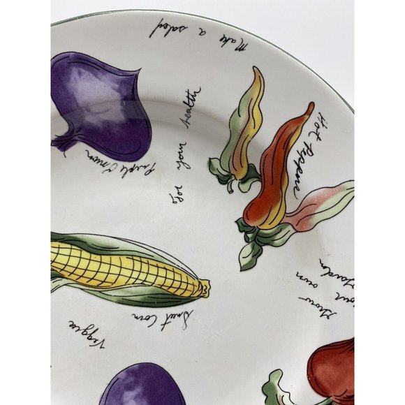 Garden Delight By Furio Serving Plate 8" - Picture 3 of 8